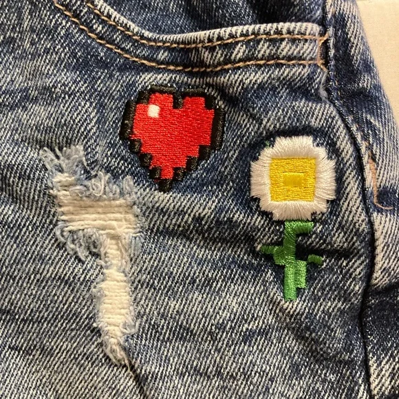 Justice x Minecraft girls shorts NWOT - Picture 6 of 9